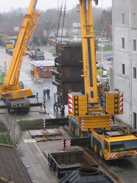 GuD-Heizkraftwerk Varel 3, Strahlungs-Dampferzeuger-Teil